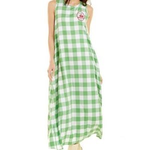 Love Moschino Checked Casual Maxi Dress, Flawed*